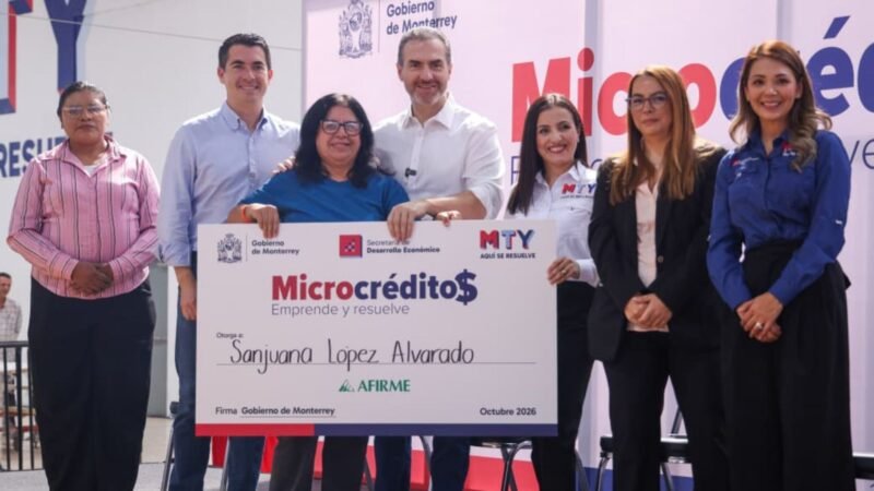 Impulsa Adrián de la Garza emprendimiento con 54 mdp en microcréditos