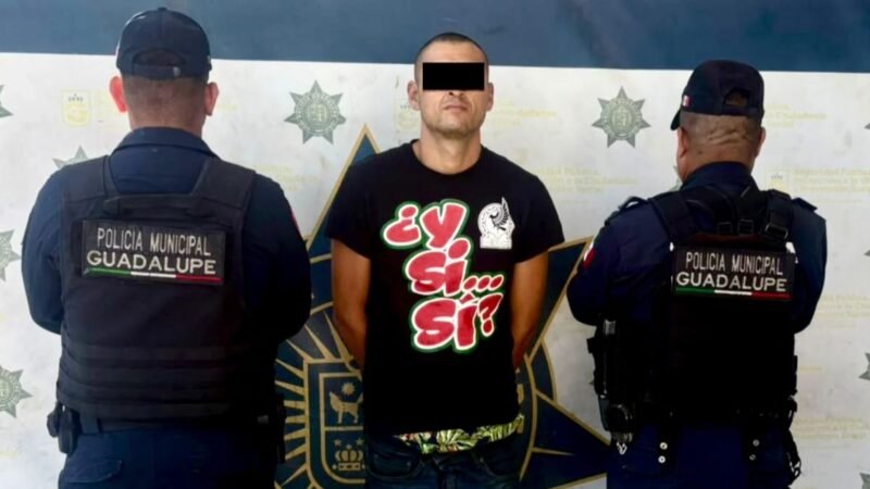 Capturan con drones a presunto ladrón de equipo médico en Guadalupe