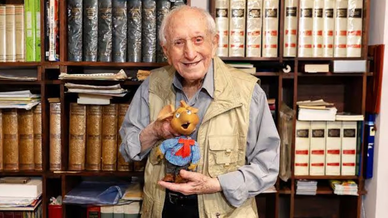 Muere a los 100 años Peppino Mazzullo, la voz de Topo Gigio