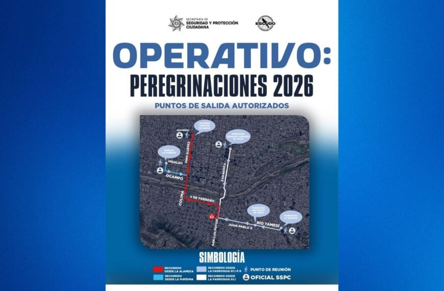 Anuncia Monterrey operativo vial por inicio de peregrinaciones hacia la Basílica de Guadalupe