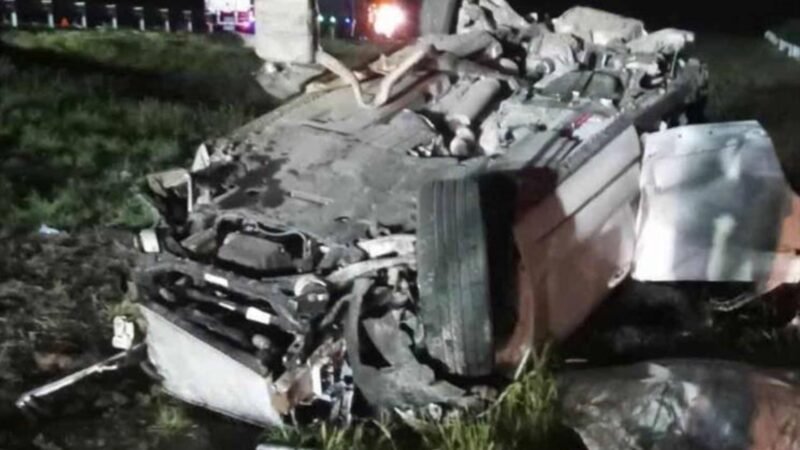 Mueren dos mujeres tras volcadura en autopista Monterrey-Reynosa