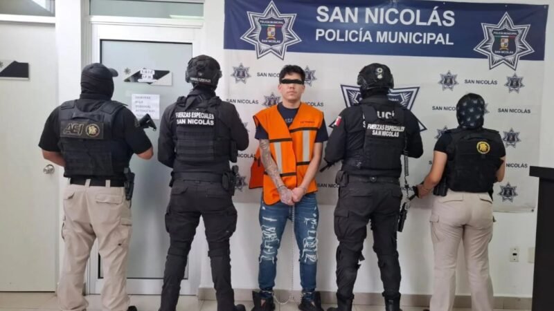 Detienen a uno por ataque a balazos en San Nicolás