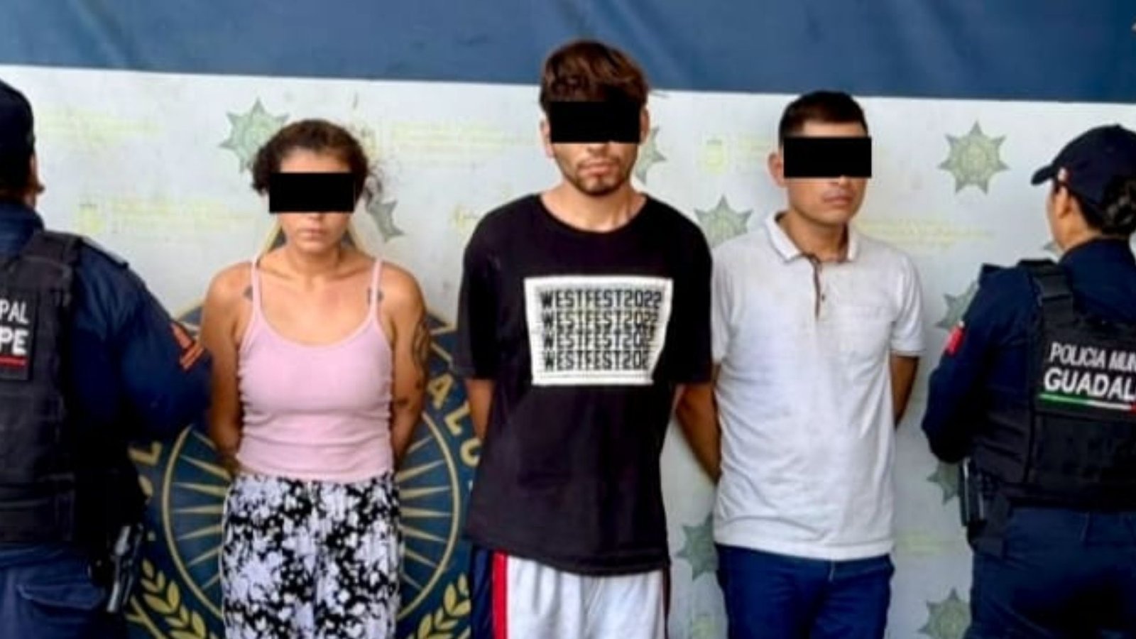 Detienen a tres con sustancias ilícitas en Guadalupe