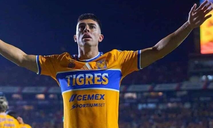 Tigres vence 3-2 al Toluca con doblete de Brunetta
